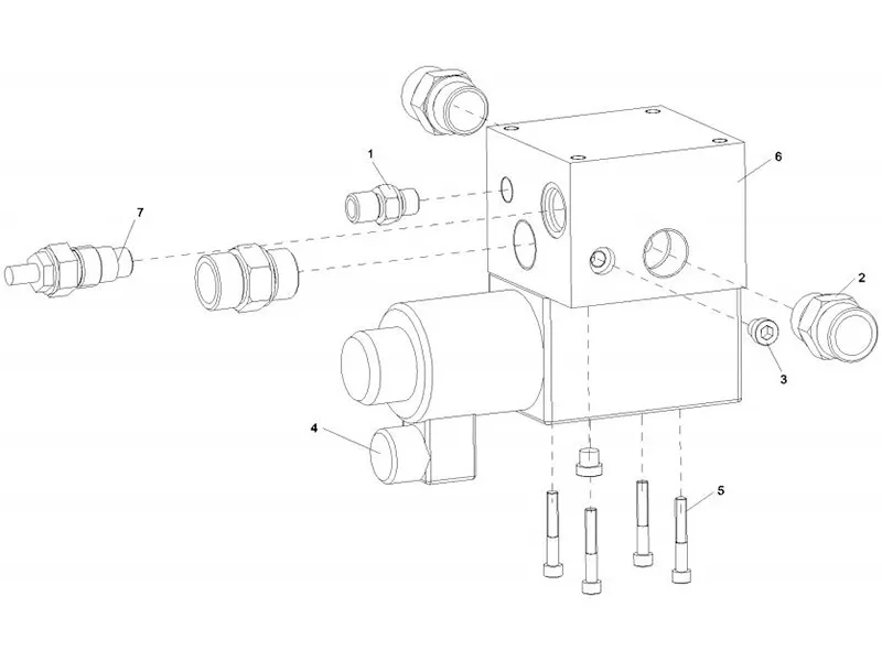 Sany Valve Assy-Control-Air-Conditioner