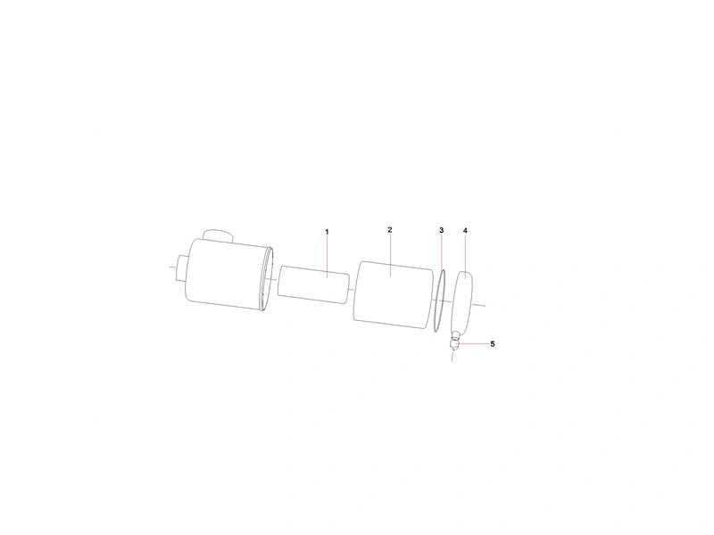 Sany SY365CC Excavator Air filter