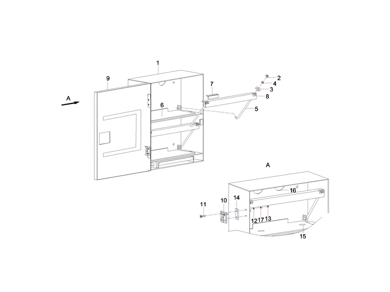 Sany SSR120 Roller Battery Box GP