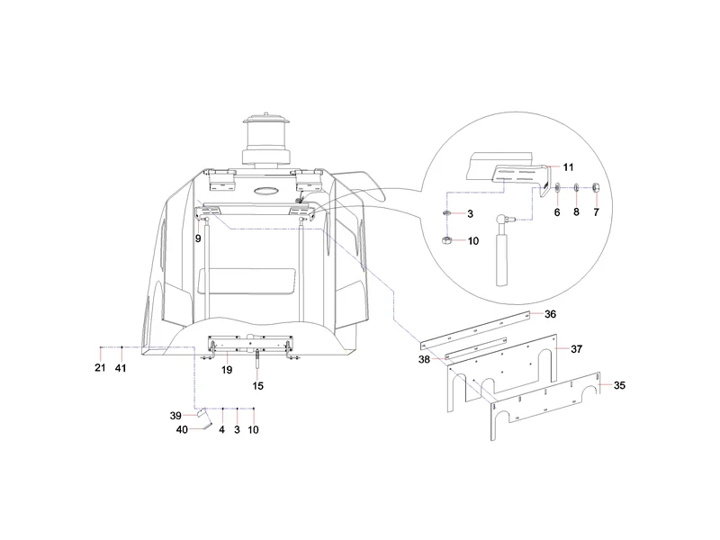 Sany SSR120 Roller Covering Parts GP_02