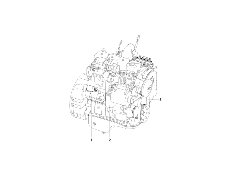 Sany SSR120 Roller Engine