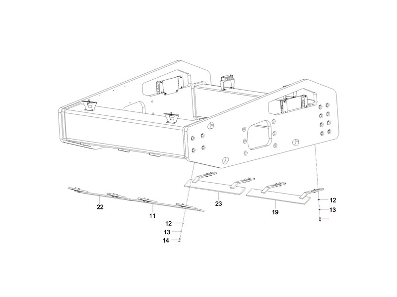 Sany SSR120 Roller Front Frame GP