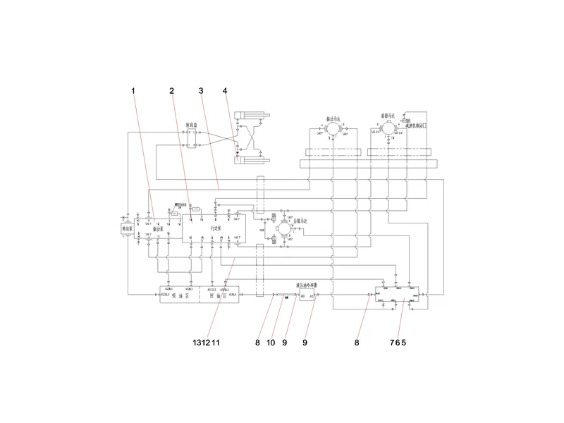 Sany SSR120 Roller Hydraulic System GP
