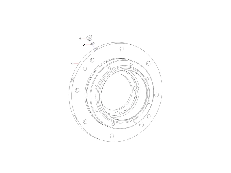 Sany SSR120 Roller Left Bearing Pedestal