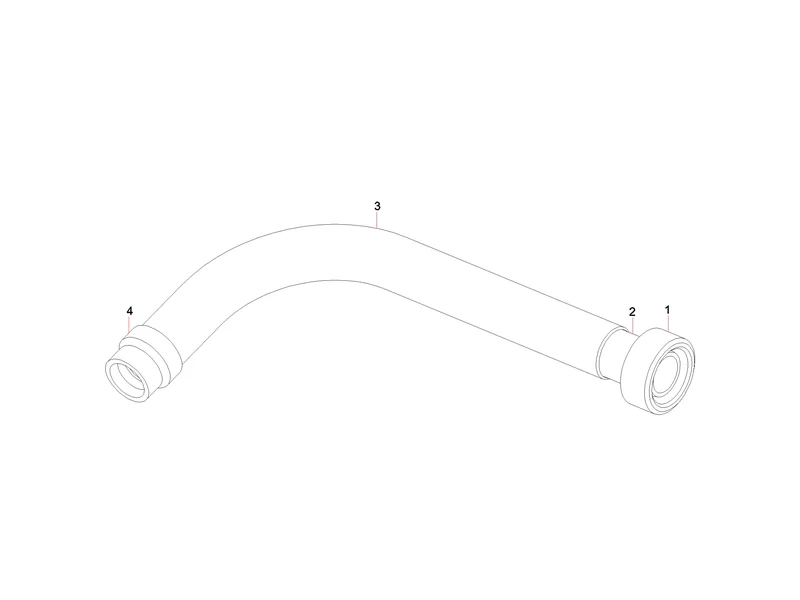 Sany SSR120 Roller Oil Return Steel Pipe GP