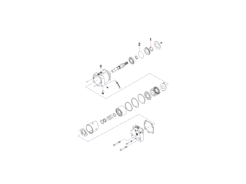 Sany SSR120 Roller Plunger Motor
