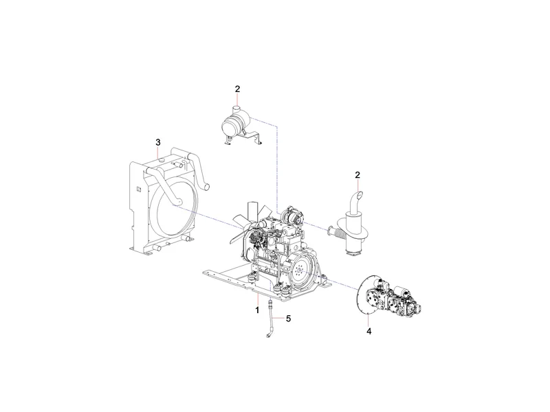 Sany SSR120 Roller Power System