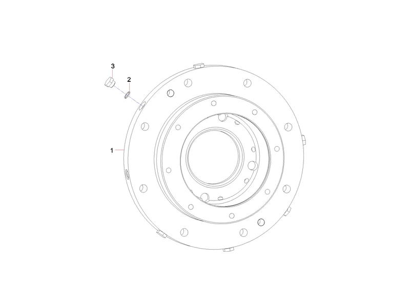 Sany SSR120 Roller Right Bearing Pedestal