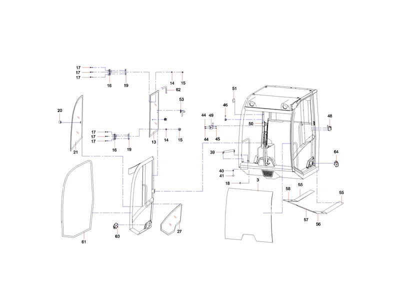 Sany SSR120 Roller Single-drum Cab Assembly - View 2