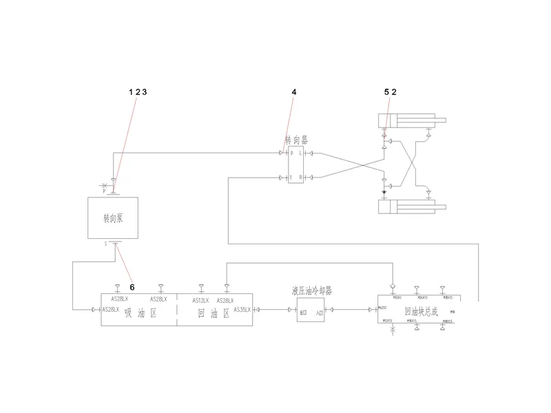 Sany SSR120 Roller Steering System
