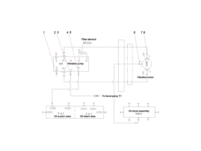 Sany SSR120 Roller Vibrating System GP