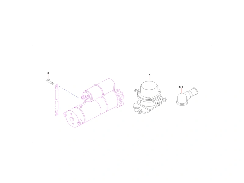 Sany SY365CC Excavator Battery Cable