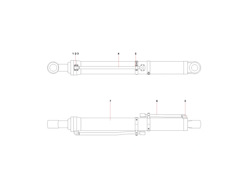 Sany SY365CC Excavator Bucket Cylinder GP_1
