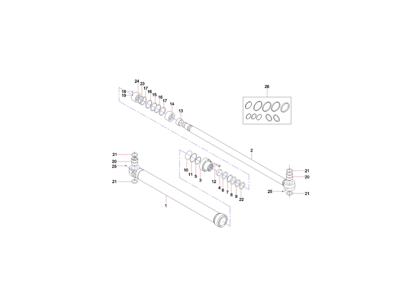 Sany SY365CC Excavator Bucket Cylinder