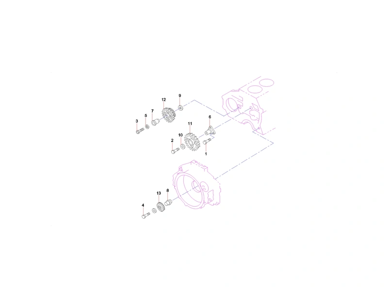 Sany SY365CC Excavator Camshaft Valve Mechanism