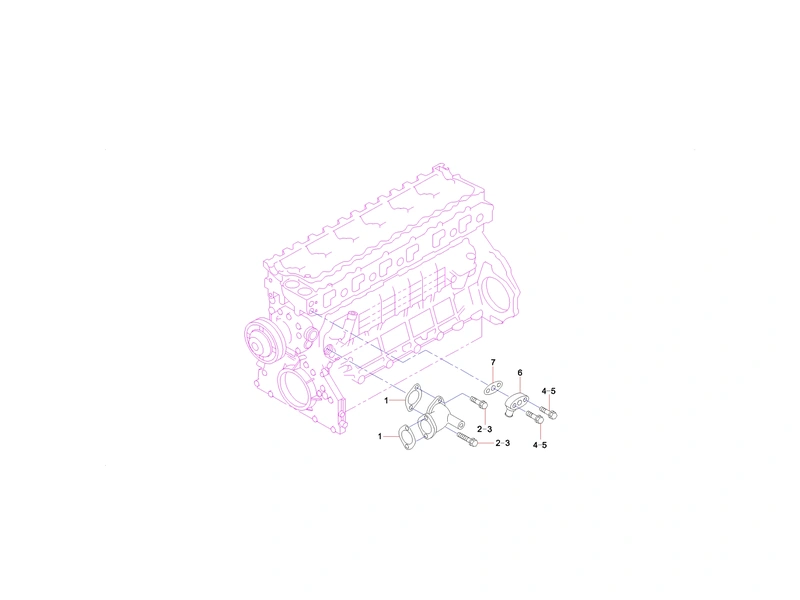 Sany SY365CC Excavator Hose Water