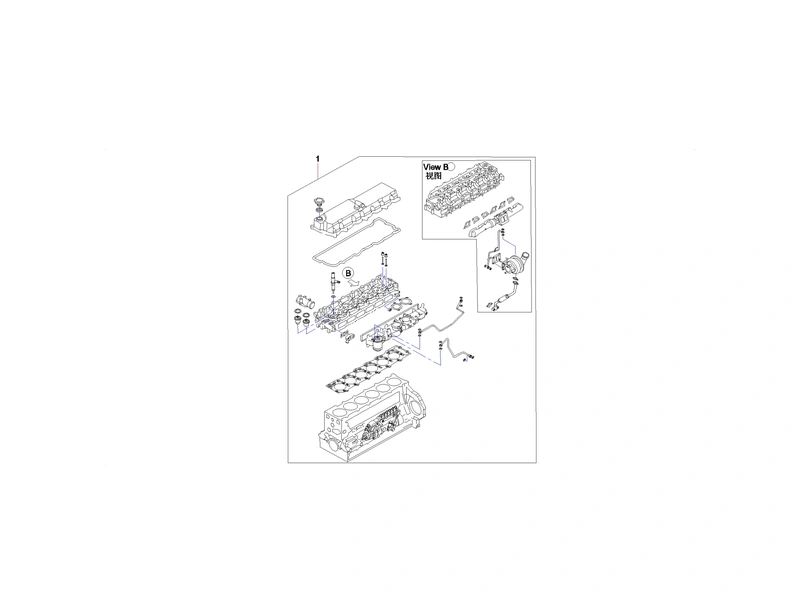 Sany SY365CC Excavator Kit Gasket