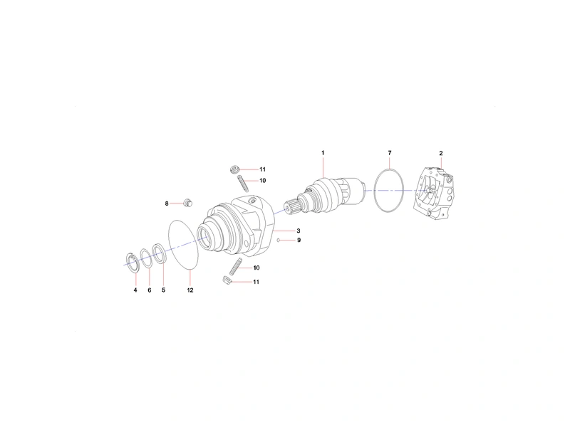 Sany SY365CC Excavator Plunger Motor_1
