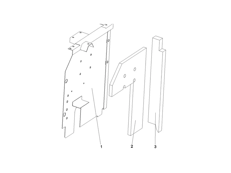 SANY SY215C8 Truck Crane Air Cleaner Plate