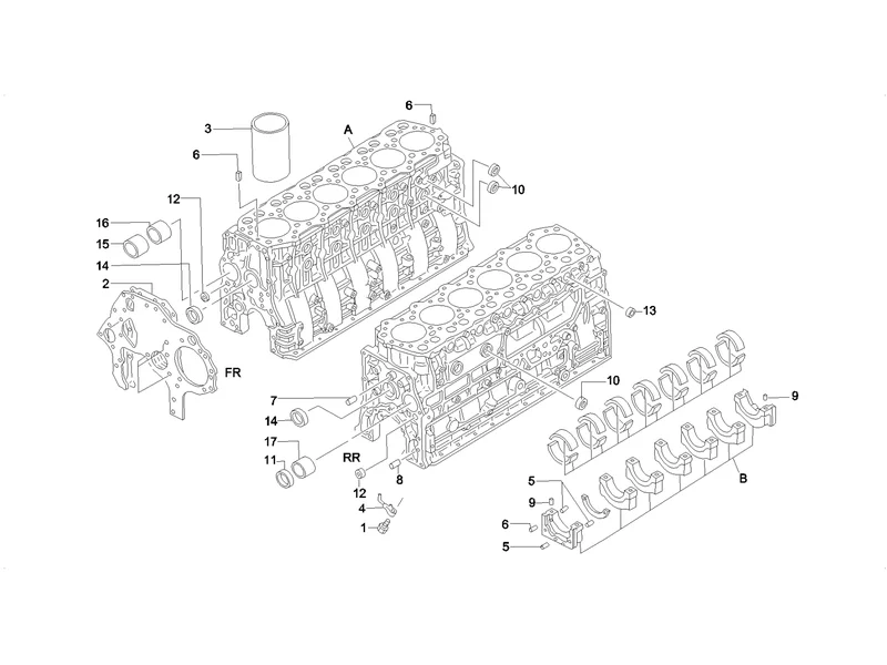 SANY SY215C8 Truck Crane Cylinder Block