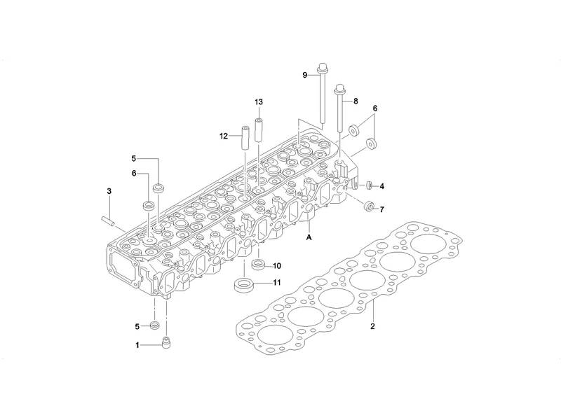 SANY SY215C8 Truck Crane Cylinder Head