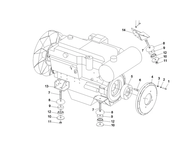 SANY SY215C8 Truck Crane Damper & Drive System