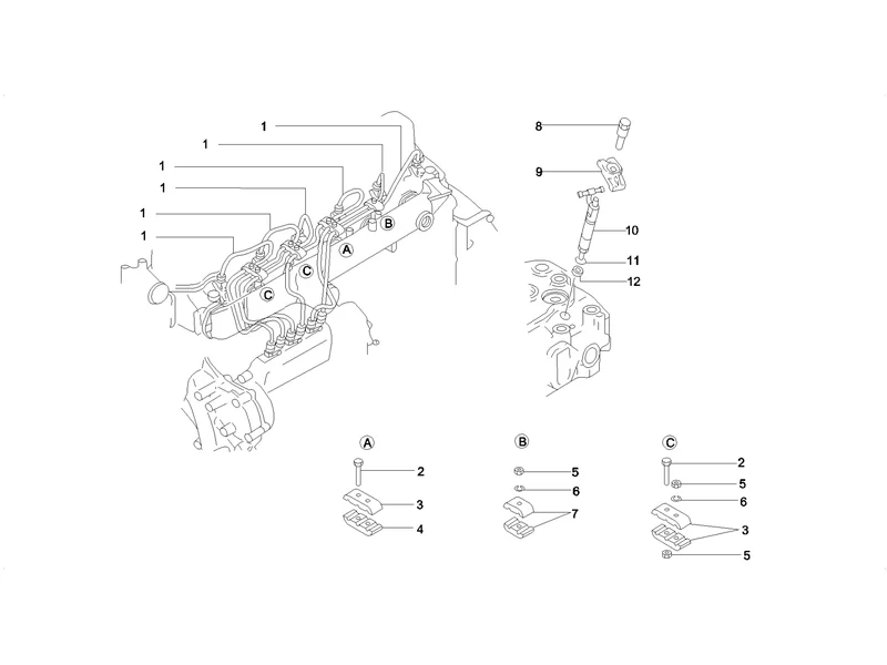 SANY SY215C8 Truck Crane Injection & Injector Tube