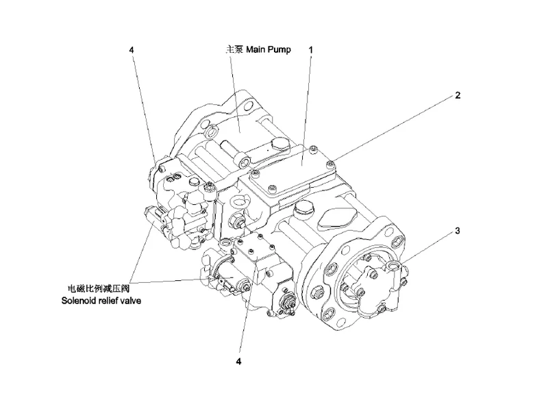 SANY SY215C8 Truck Crane Main Pump 1