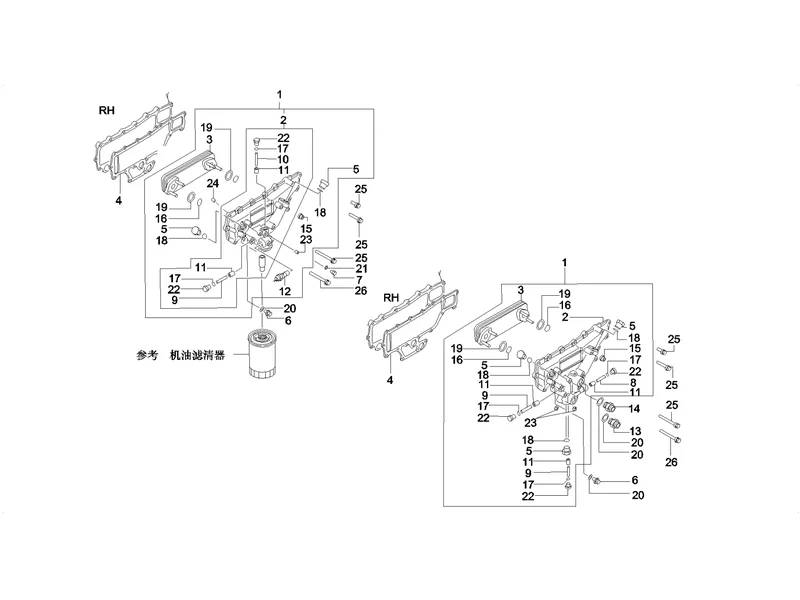 SANY SY215C8 Truck Crane Oil Cooler