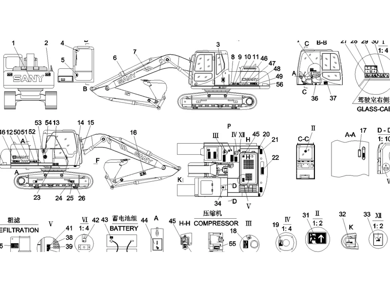 SANY SY215C8 Truck Crane Painting