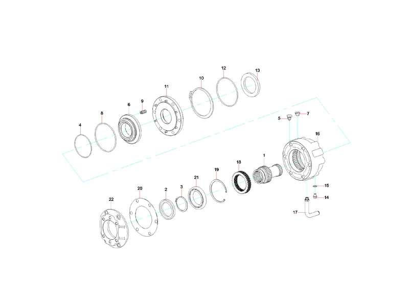 Sany SYG5360THB Brake Assembly