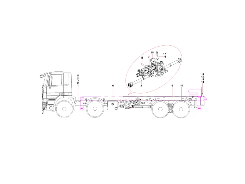 Sany SYG5360THB Chassis Assembly