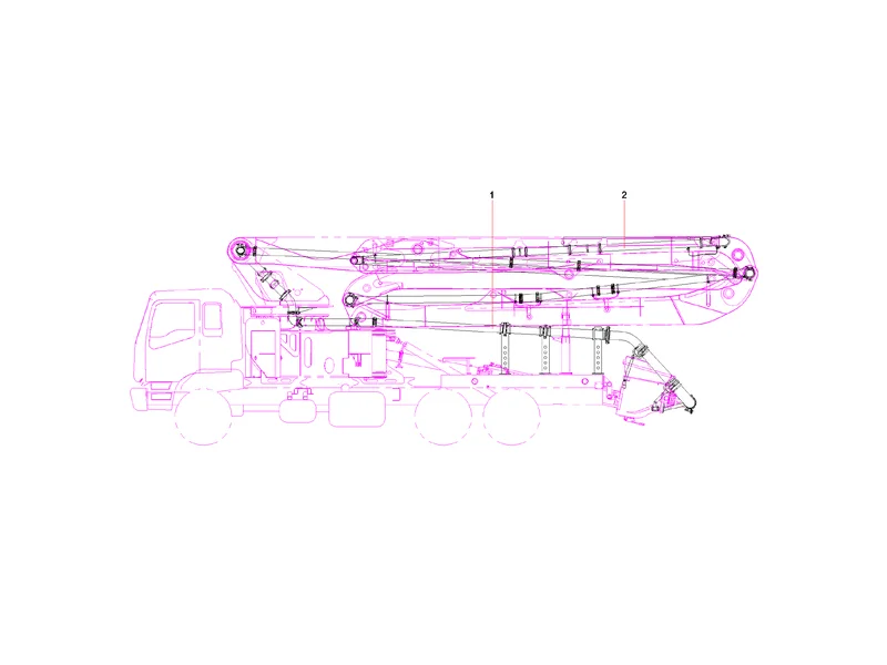 Sany SYG5360THB Concrete Piping
