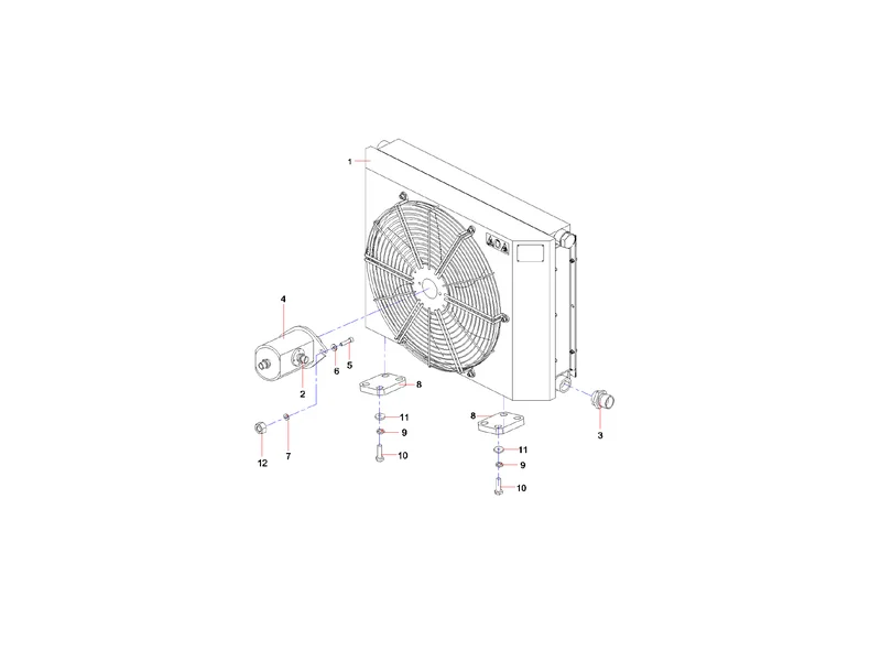Sany SYG5360THB Cooling System