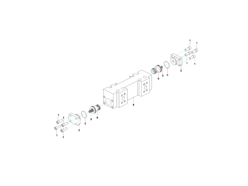 Sany SYG5360THB Cylinder Connection Valve