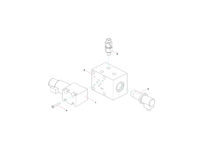 Sany SYG5360THB Cylinder Control Valve Group