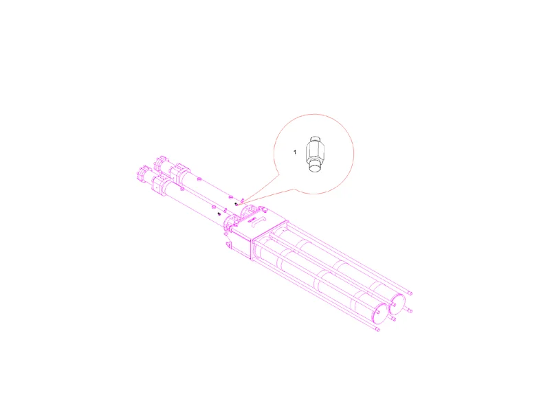 Sany SYG5360THB Cylinder Proximity Switch Assembly