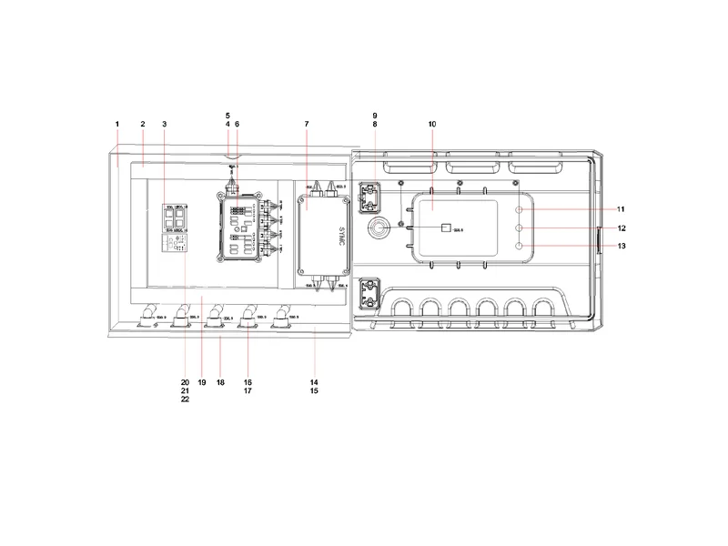 Sany SYG5360THB Electric Control Cabinet Assembly