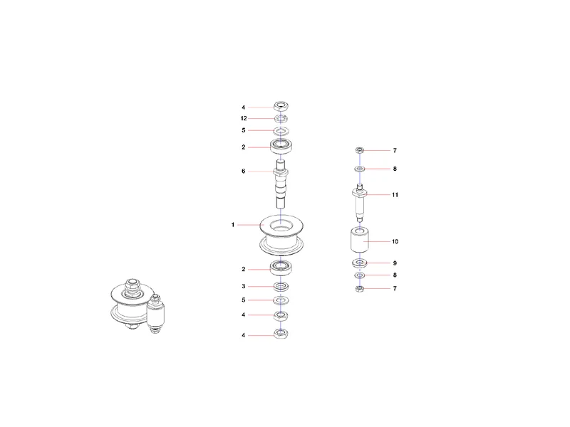Sany SYG5360THB Guide Wheel