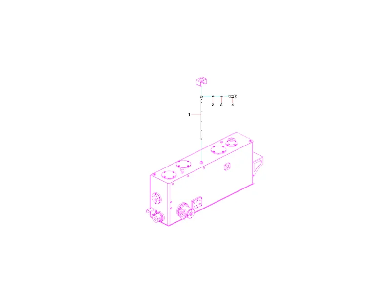 Sany SYG5360THB Hydraulic Oil Level Sensor Assembly