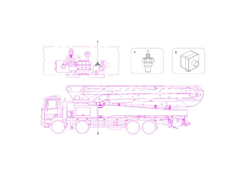 Sany SYG5360THB Liquid Level Sensor Assembly