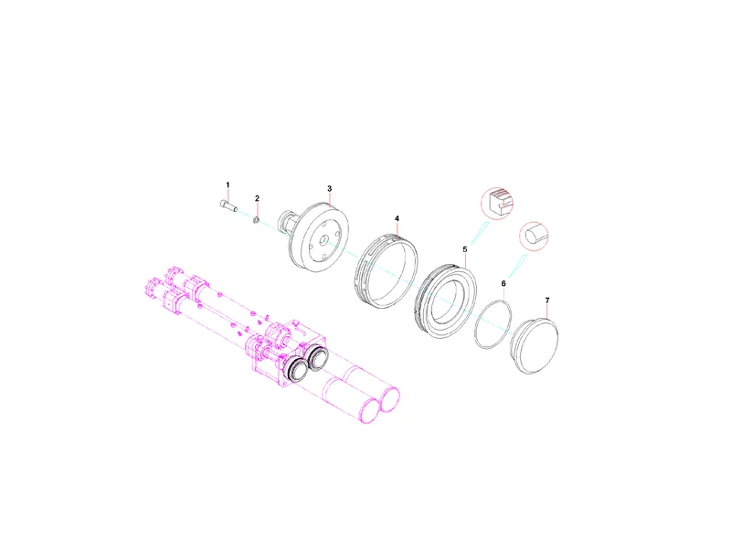 Sany SYG5360THB Piston Head