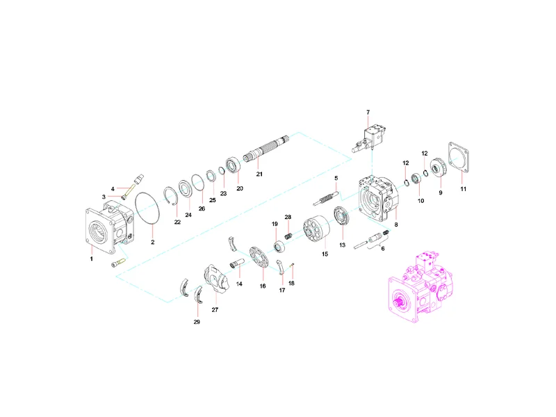 Sany SYG5360THB Piston Pump