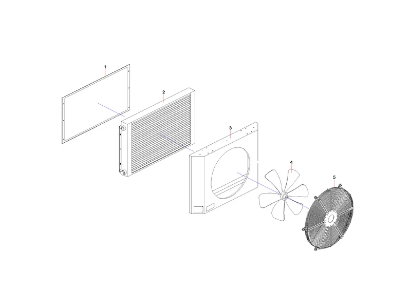 Sany SYG5360THB Radiator