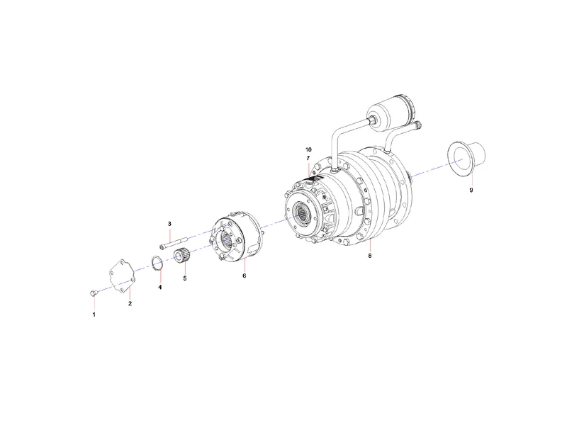 Sany SYG5360THB Reducer Assembly