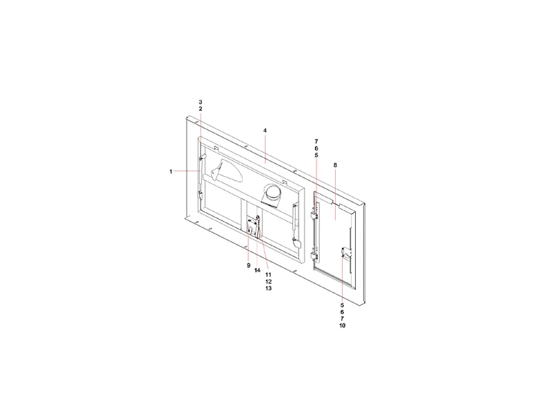 Sany SYG5360THB Right Cover