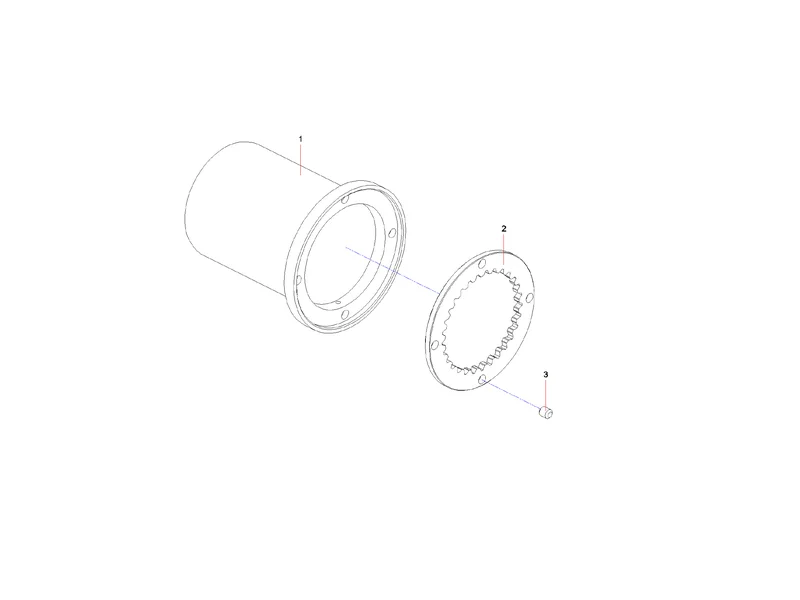 Sany SYG5360THB Shaft Sleeve Assembly