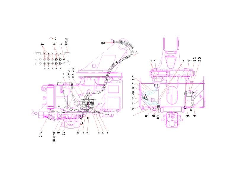 Sany SYG5360THB Turret Hydraulic System_1