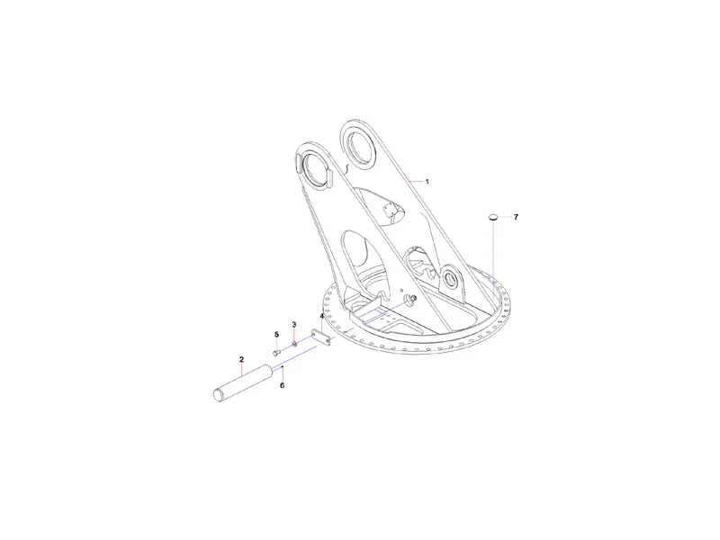 Sany SYG5360THB Turret Mounting